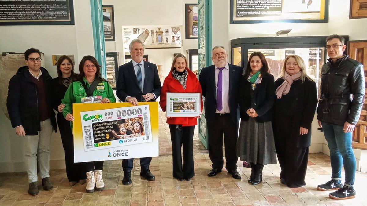 Presentación del Cupón de la ONCE en Cehegín