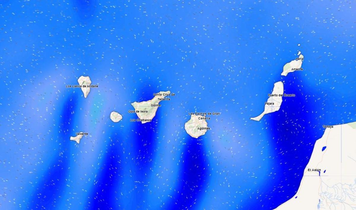 Mapa del tiempo.