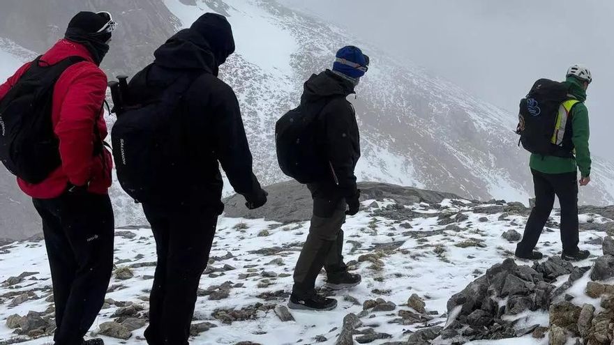 Rescatan a tres jóvenes gallegos en Picos de Europa