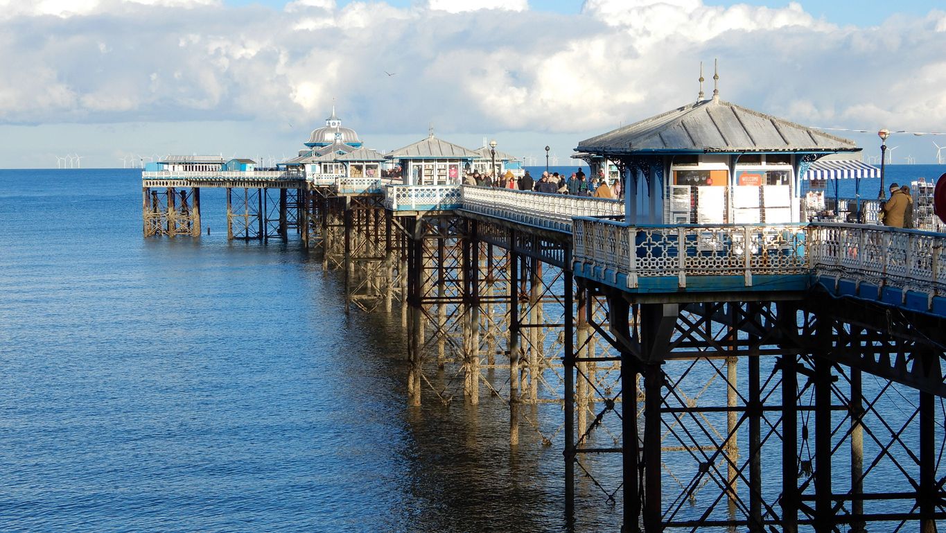Llandudno, en Gales, es una ciudad balneario que parece salida de una novela de Jane Austen