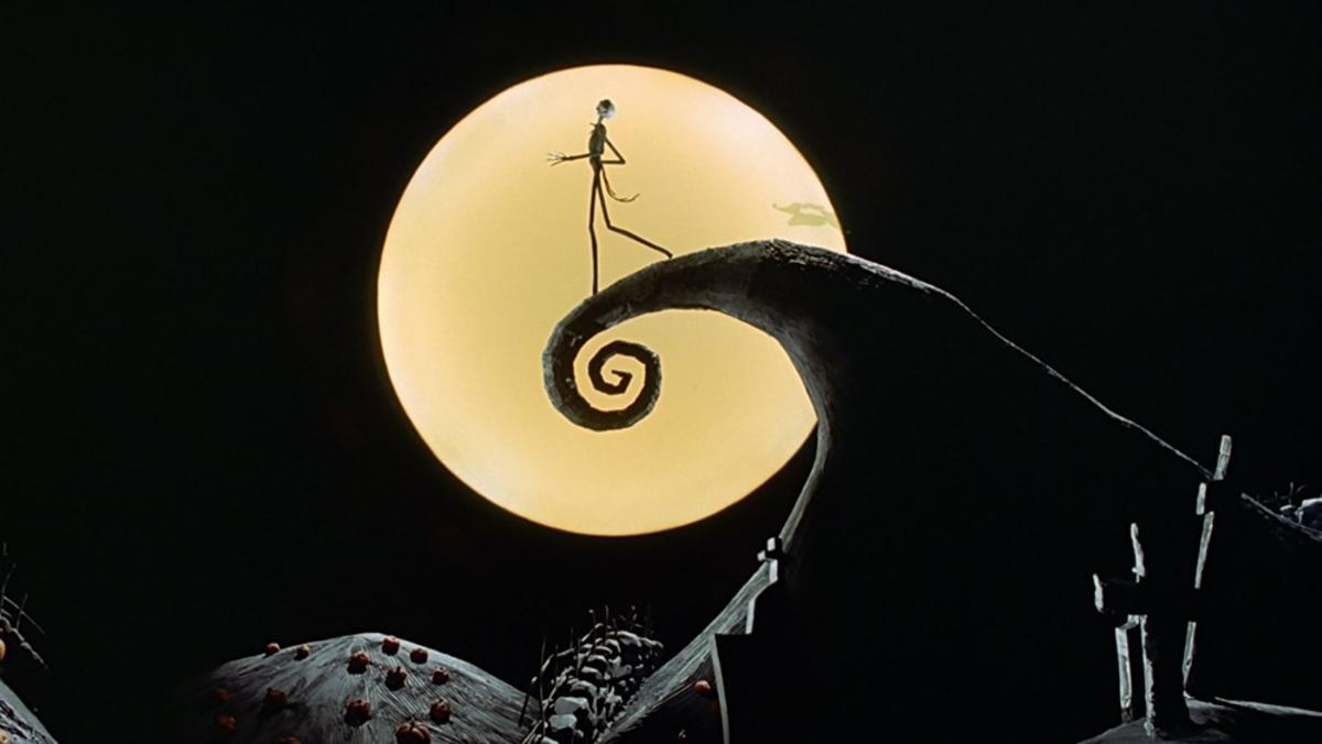 Jack skellington en una escena de 'Pesadilla antes de Navidad'.