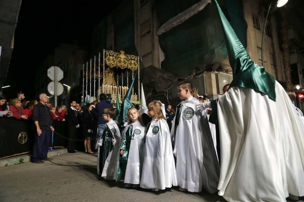 La Esperanza y el Cristo de la Caída protagonizaron el Encuentro en la Vía Doloresa de la Semana Santa de Torrevieja