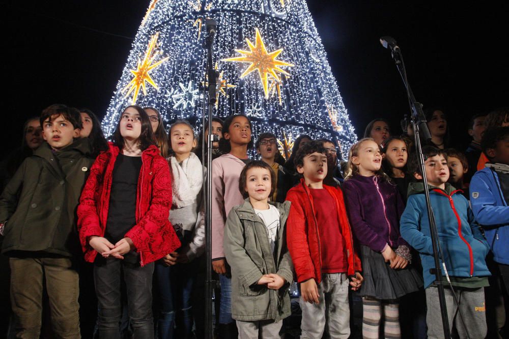 Encesa de les llums de Nadal a Girona