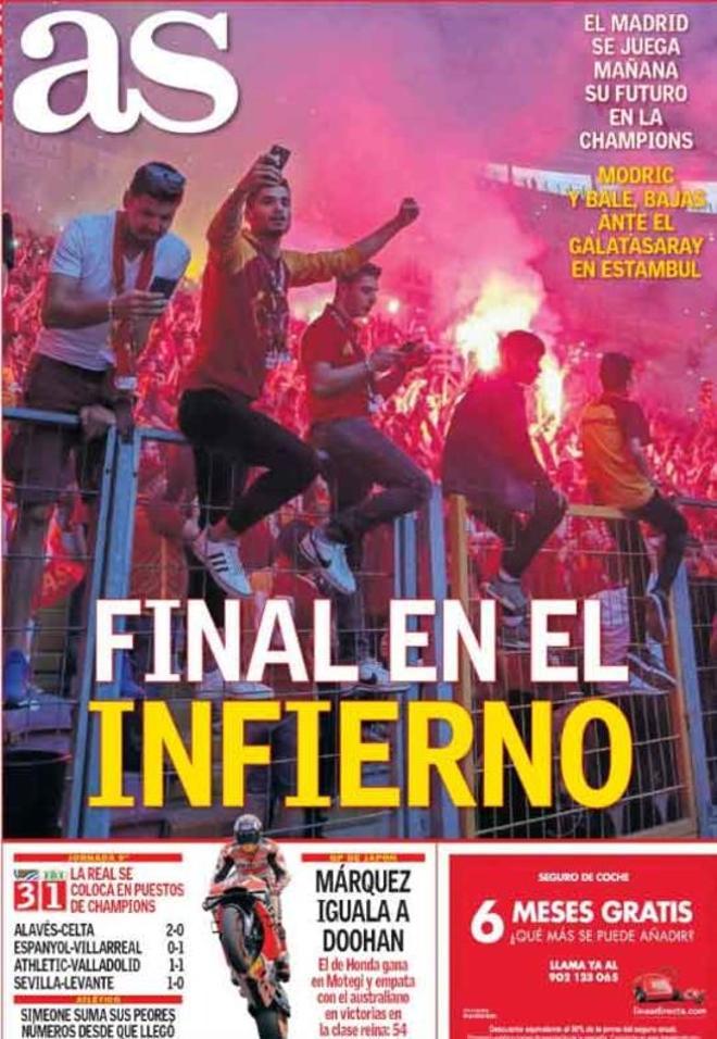 Las portadas del día en la prensa deportiva