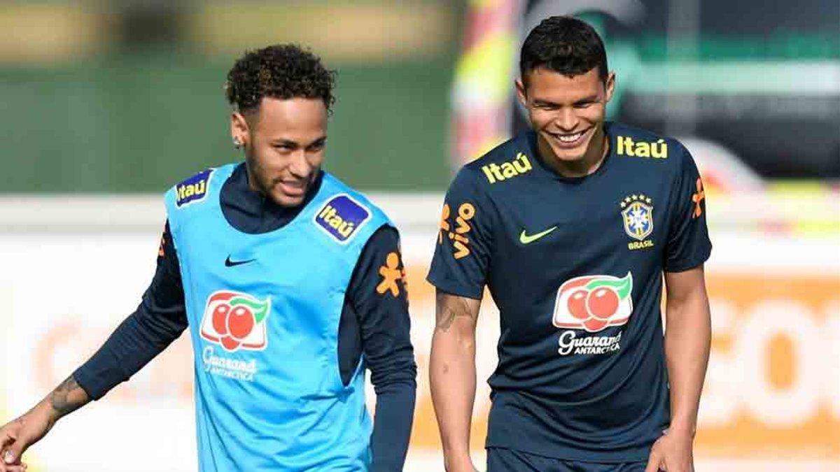 Thiago Silva quiere que Neymar sea feliz