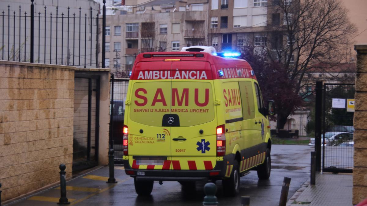 Una unidad del SAMU en Alcoy