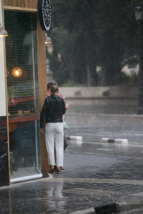 Tromba de agua en Valencia