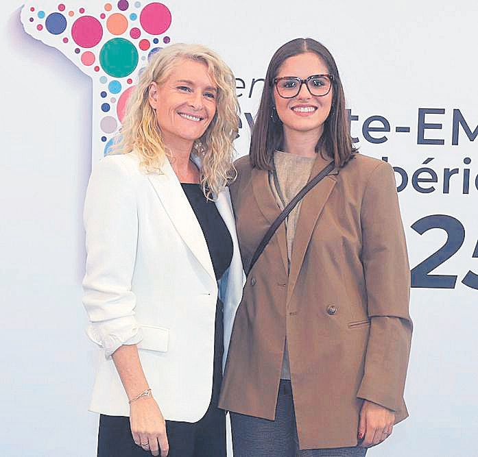 Neus García, responsable de Comunicación Corportativa Marina de Empresas; y Alicia Moreno, departamento de Comunicación Corporativa de Marina de Empresas.