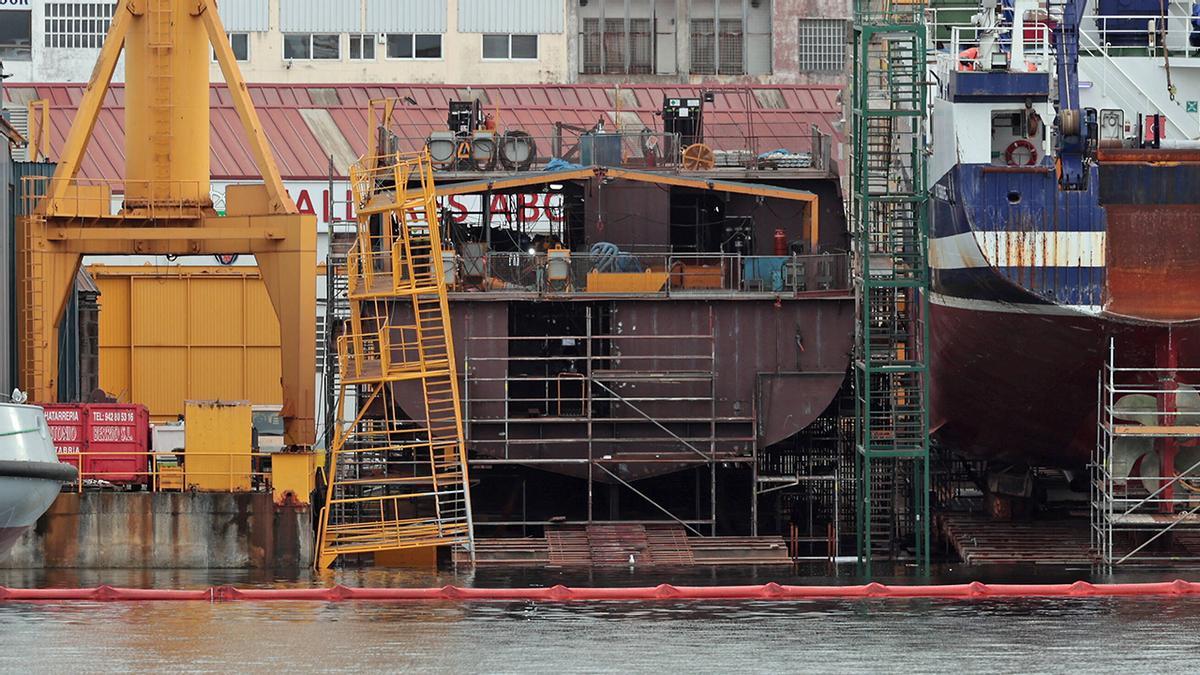 El estado de la primera OPV, en Astilleros Cardama