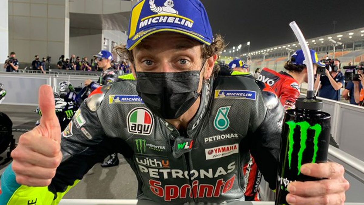 Rossi, feliz en Catar