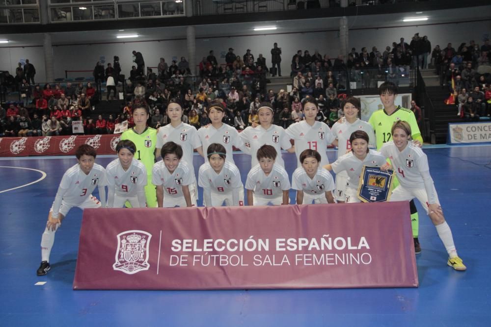 Deportes | Exhibición de la España ante Japón en Marín