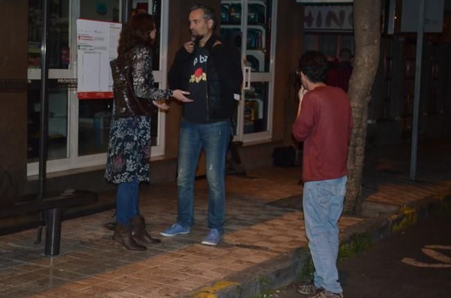 Miércoles 18. Preparativos para el rodaje del corto 'Última guagua', de Amaury Santana