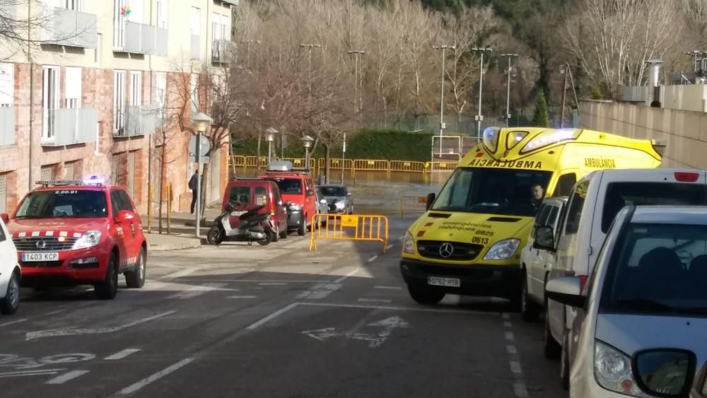 Desbordament del Ter a Sant Ponç