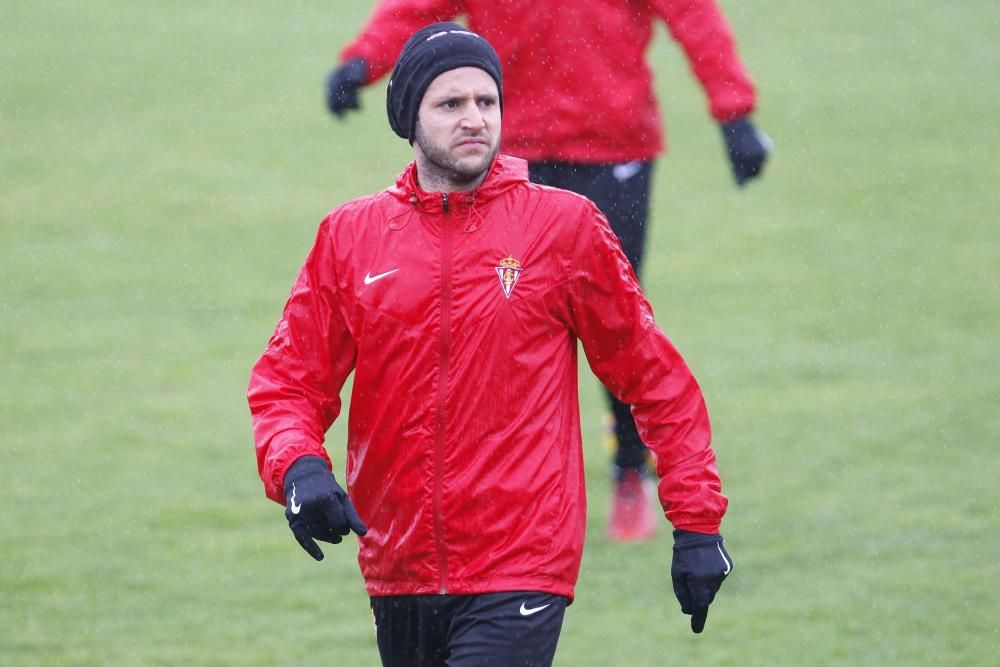 Entrenamiento del Real Sporting