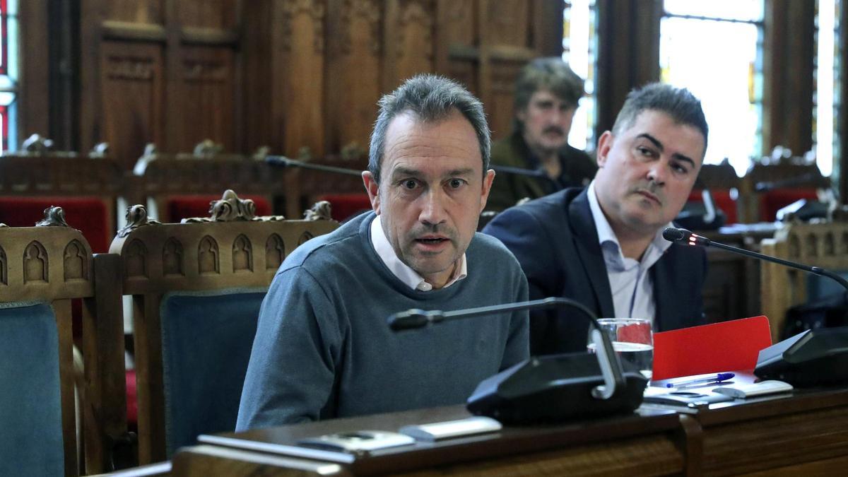 Ovidio Zapico, en una comisión de Ordenación del Territorio