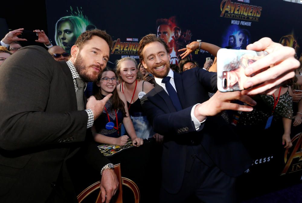 La premier d'«Avengers: Infinity War» reuneix les estrelles de Marvel