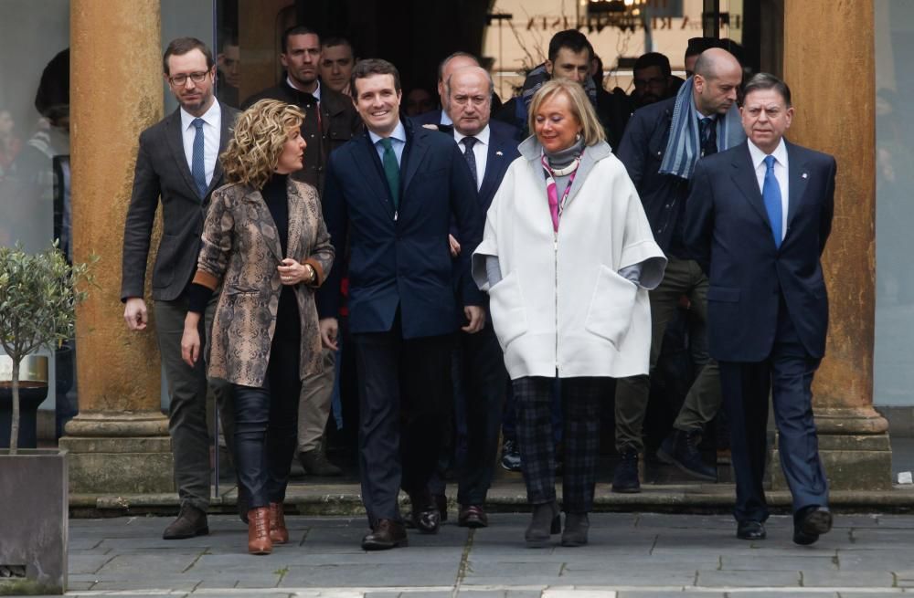 Pablo Casado  acude a Oviedo para presentar a los candidatos del PP en Asturias