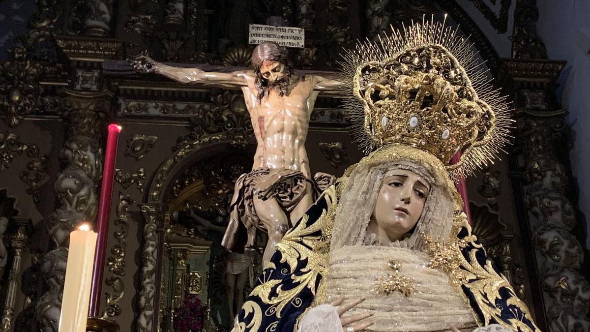 El Cristo de la Redención y la Virgen de los Dolores