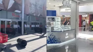 Robo de película en Parquesur: alunizaje a plena luz del día para asaltar una joyería