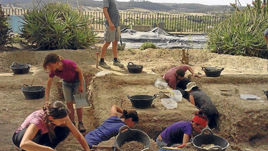 Ausgrabungsarbeiten in Sant Joan.