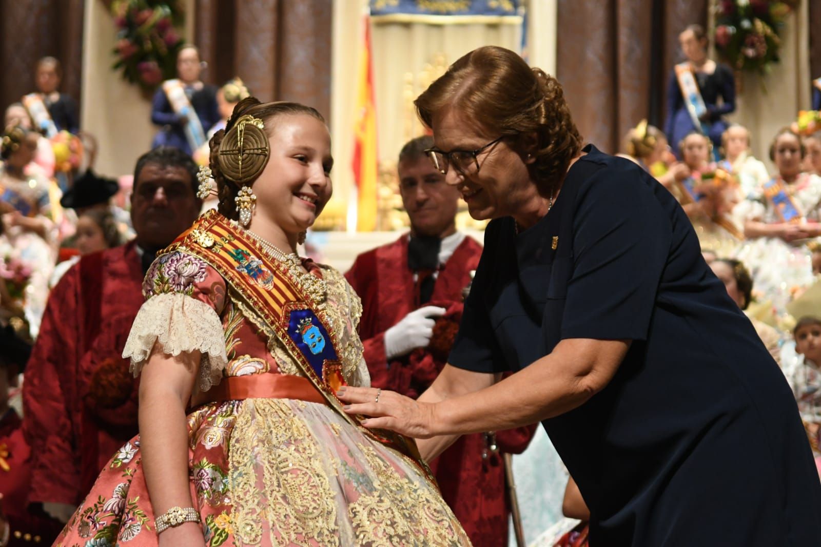 La exaltación de la reina fallera infantil de Burriana del 2023, en imágenes