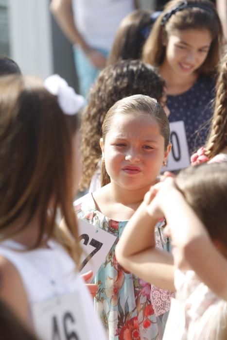 Las candidatas a la Corte de Honor Infantil, en l'Oceanogràfic