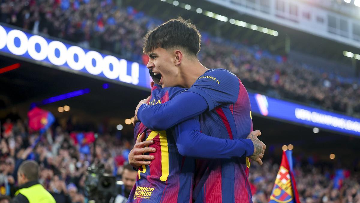 Los jugadores del FC Barcelona salen a entrenar con la ausencia de Lamine Yamal