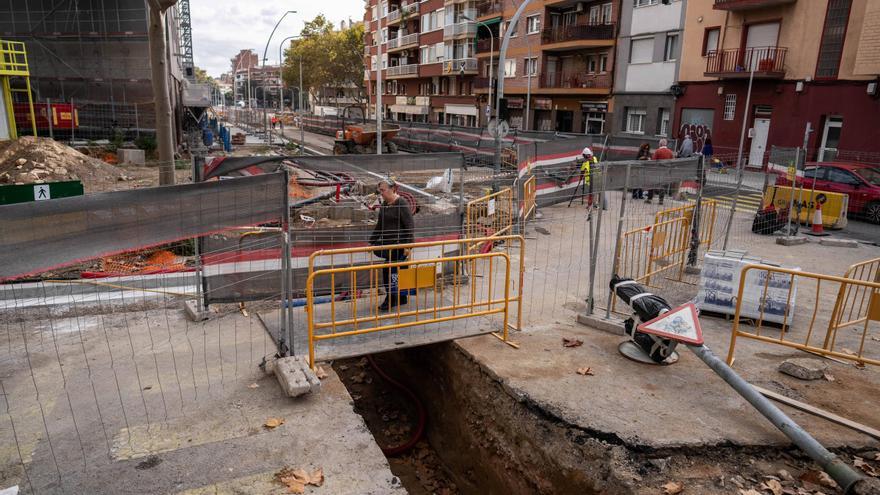 Obras de la Rambla de Sant Joan de Badalona