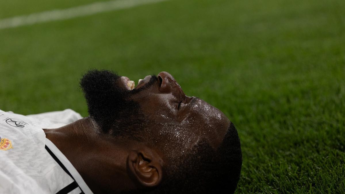 Rüdiger, durante la final de Copa en La Cartuja.