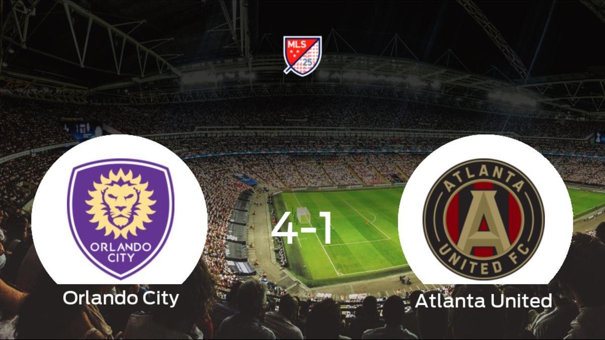 El Orlando City suma tres puntos tras pasar por encima al Atlanta United (4-1)