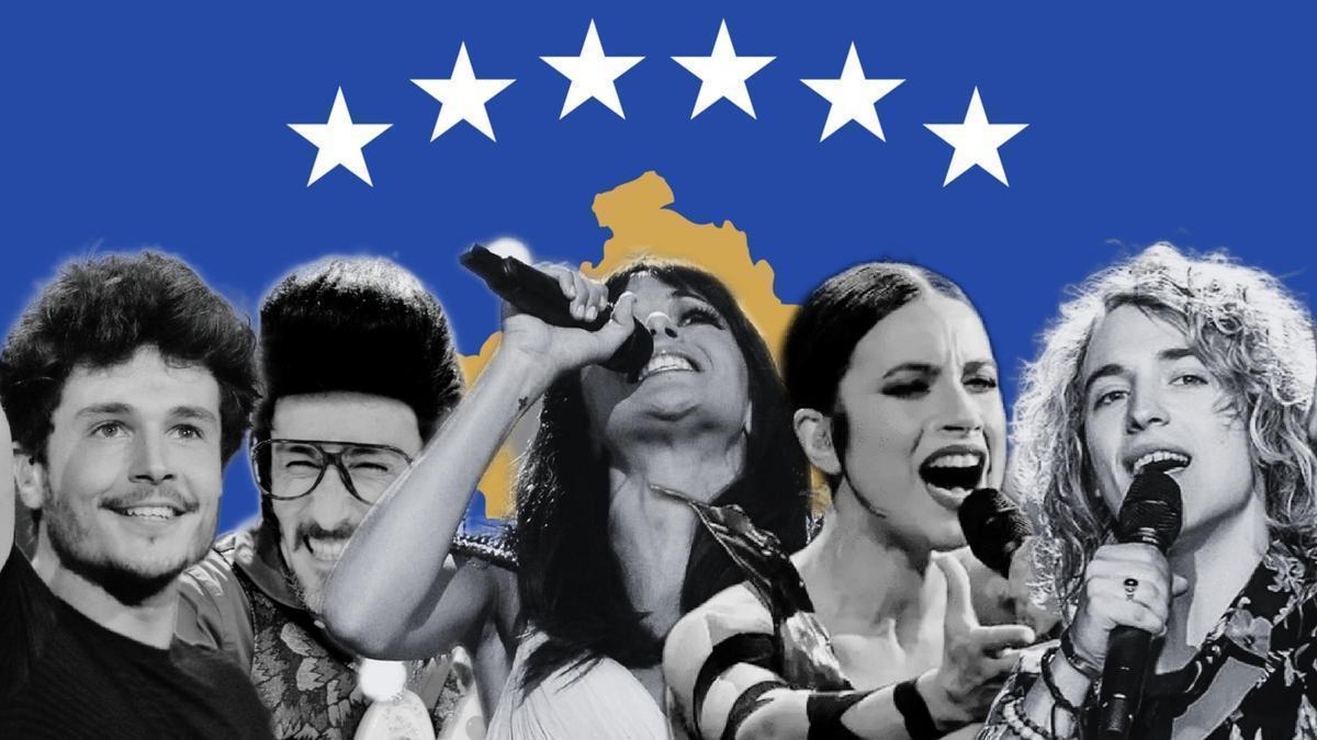 Miki, Rodolfo Chikilicuatre, El Sueño de Morfeo, Blanca Paloma y Manel Navarro coincidieron con artistas kosovares en Eurovisión.