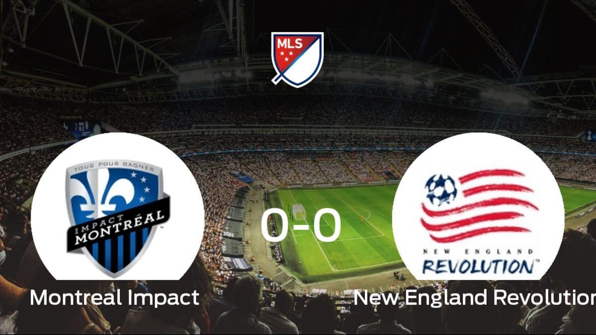 El New England Revolution logra un empate a 0 ante el Montreal Impact