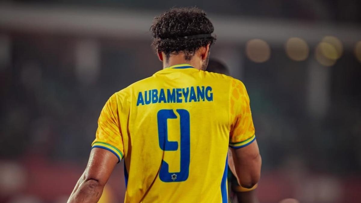 Aubameyang, la estrella de la selección de Gabón