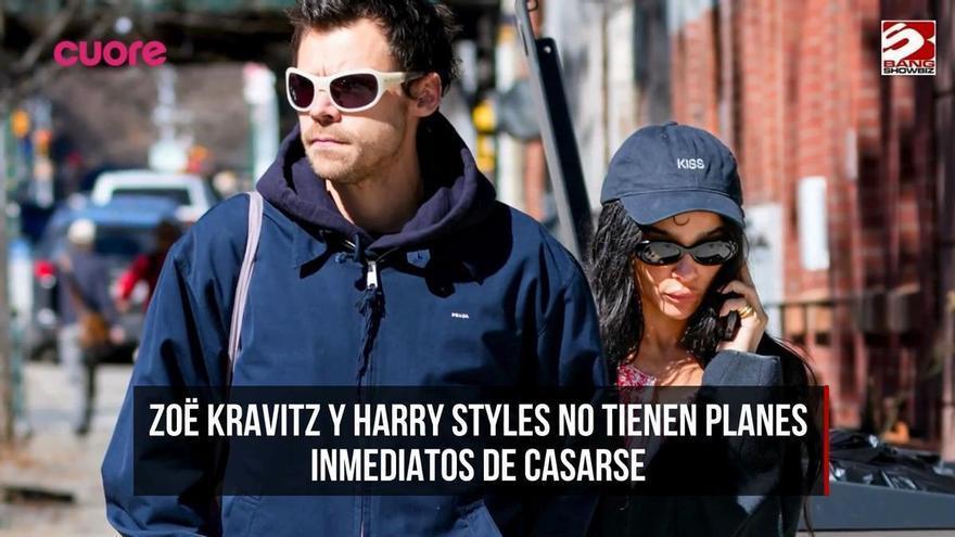 Zoë Kravitz y Harry Styles, ¿están comprometidos? ¿Tienen planes inmediatos para casarse?