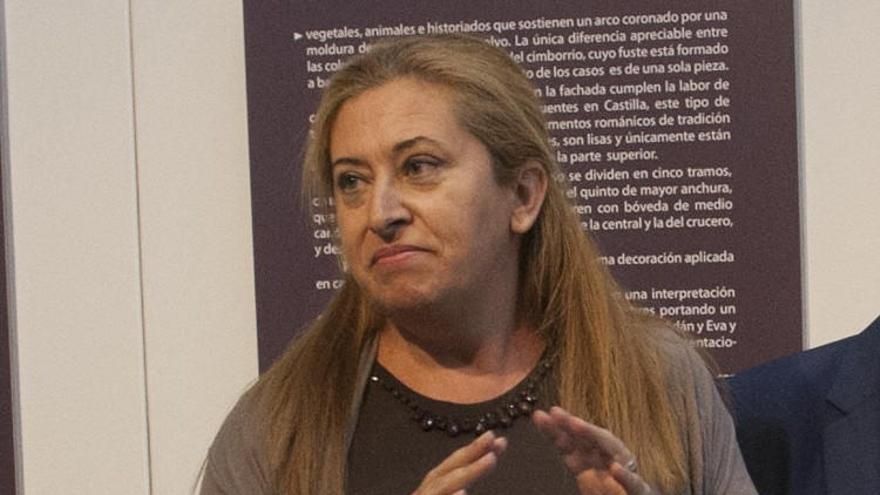 Araceli de las Heras, en la exposición &quot;Con otra mirada&quot;.