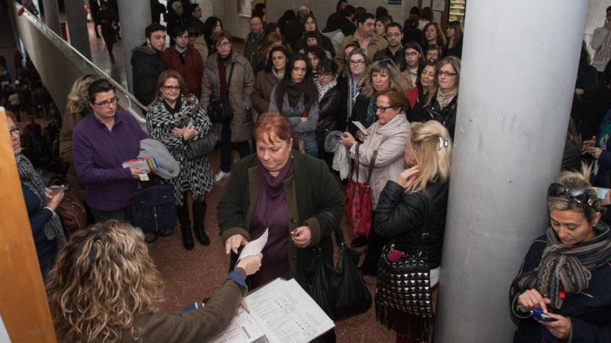 Imagen de la última oposición de Sanidad para auxiliar administrativo