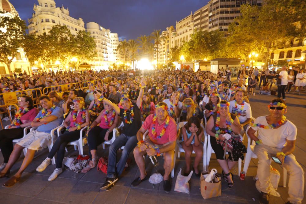 Cine Karaoke en la plaza del Ayuntamiento