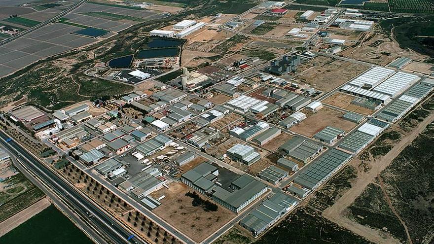 Imagen aérea del Parque Industrial de Alhama, que será ampliado con 60.000 metros cuadrados.