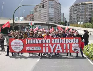 Día del Trabajador en A Coruña: Manifestación de CCOO y UGT por el 1 de mayo