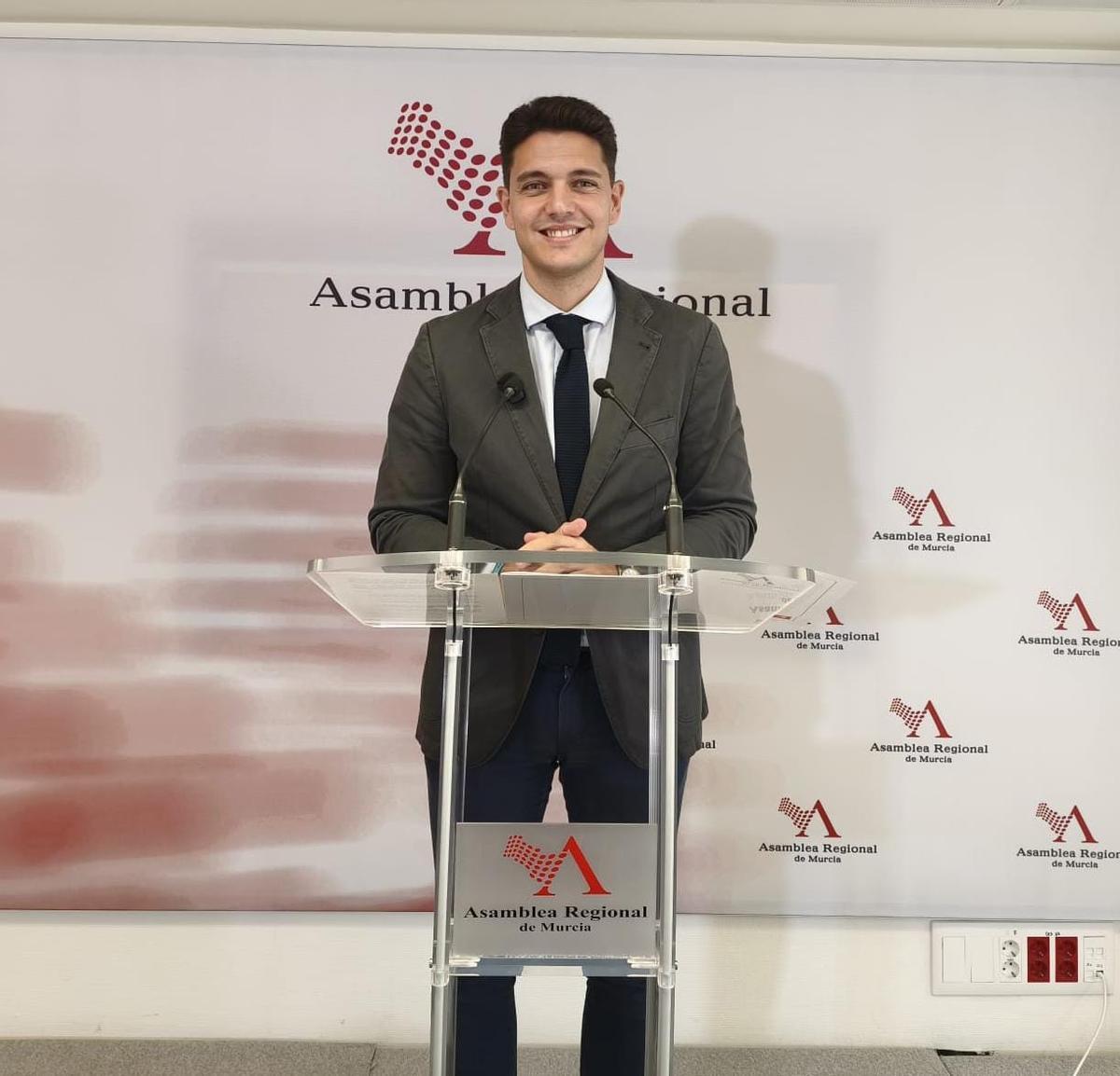 Juan Andrés Torres, diputado socialista en la Asamblea Regional.