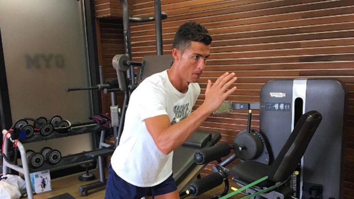 Cristiano Ronaldo se prepara para no perder la forma