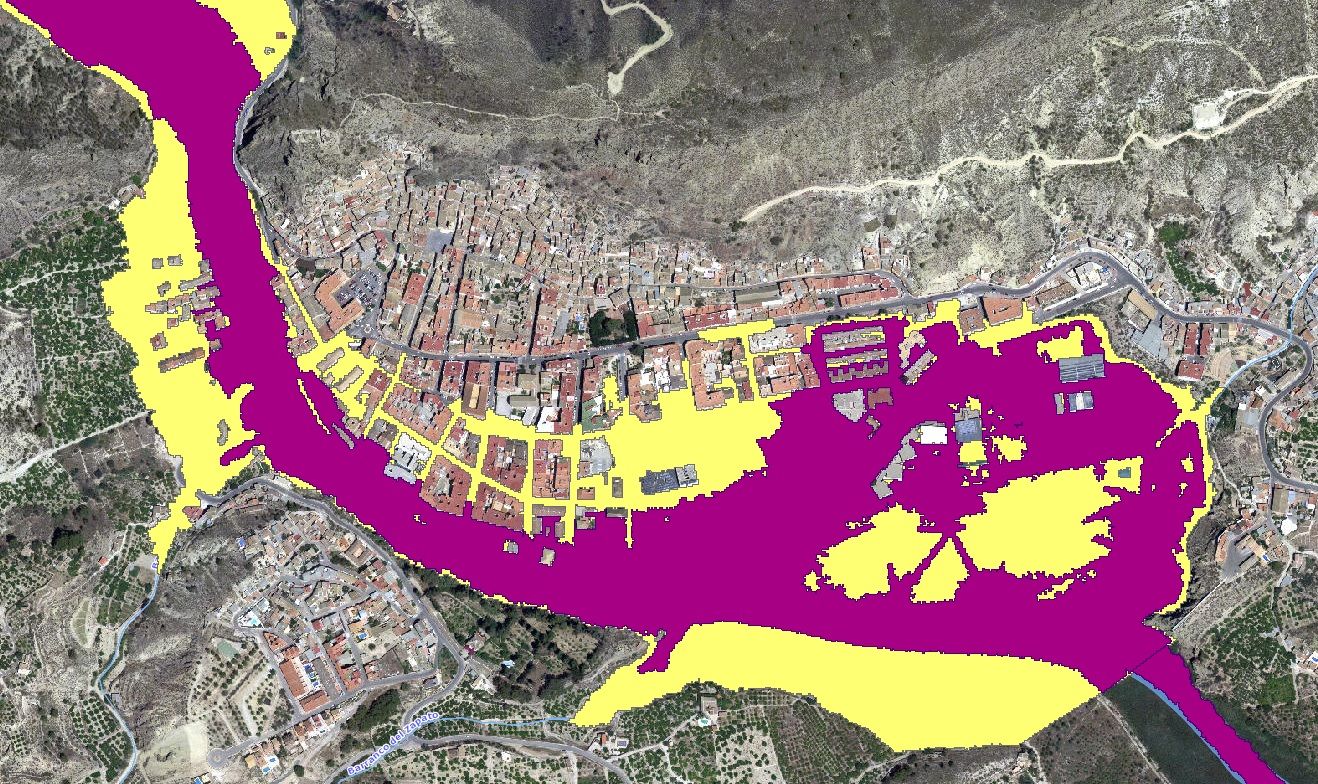 Zonas inundables de Blanca