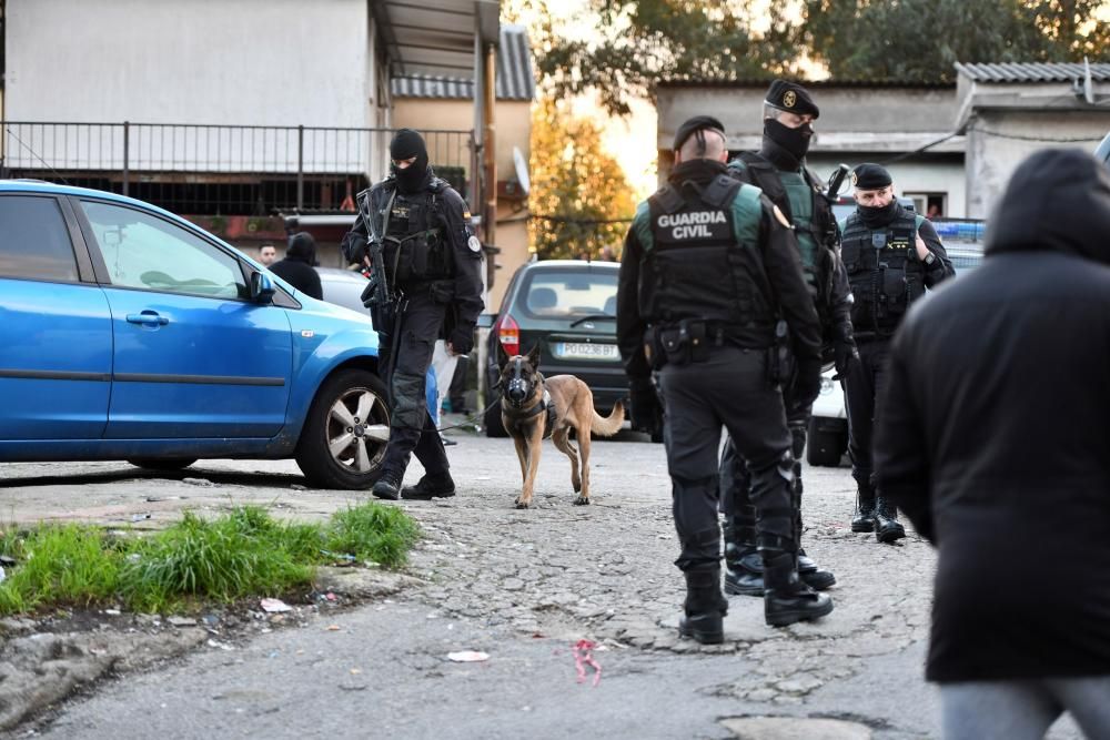 Narcotráfico en Galicia | Once detenidos en una redada contra el tráfico de drogas en Pontevedra