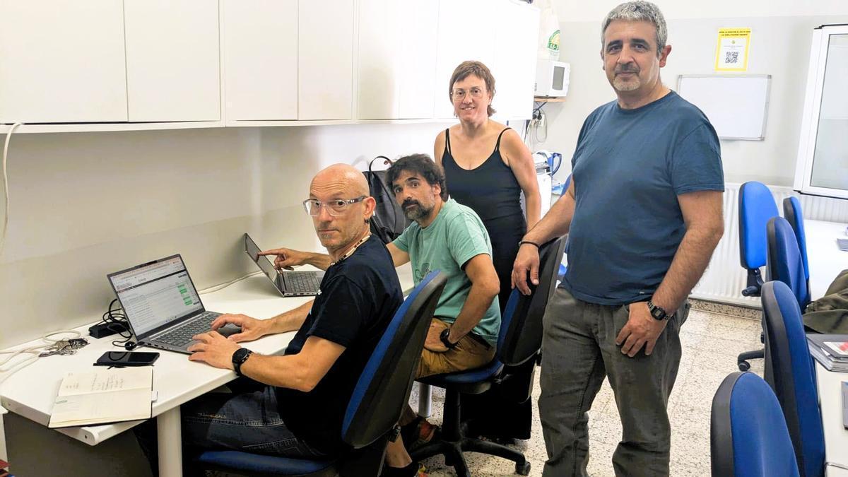 Cesc Comas, Genís Jò, Carme García i Didac Garcia, equip responsable del SIOP