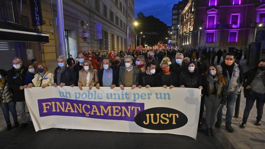 Clamor en las calles de Castelló por la infrafinanciación