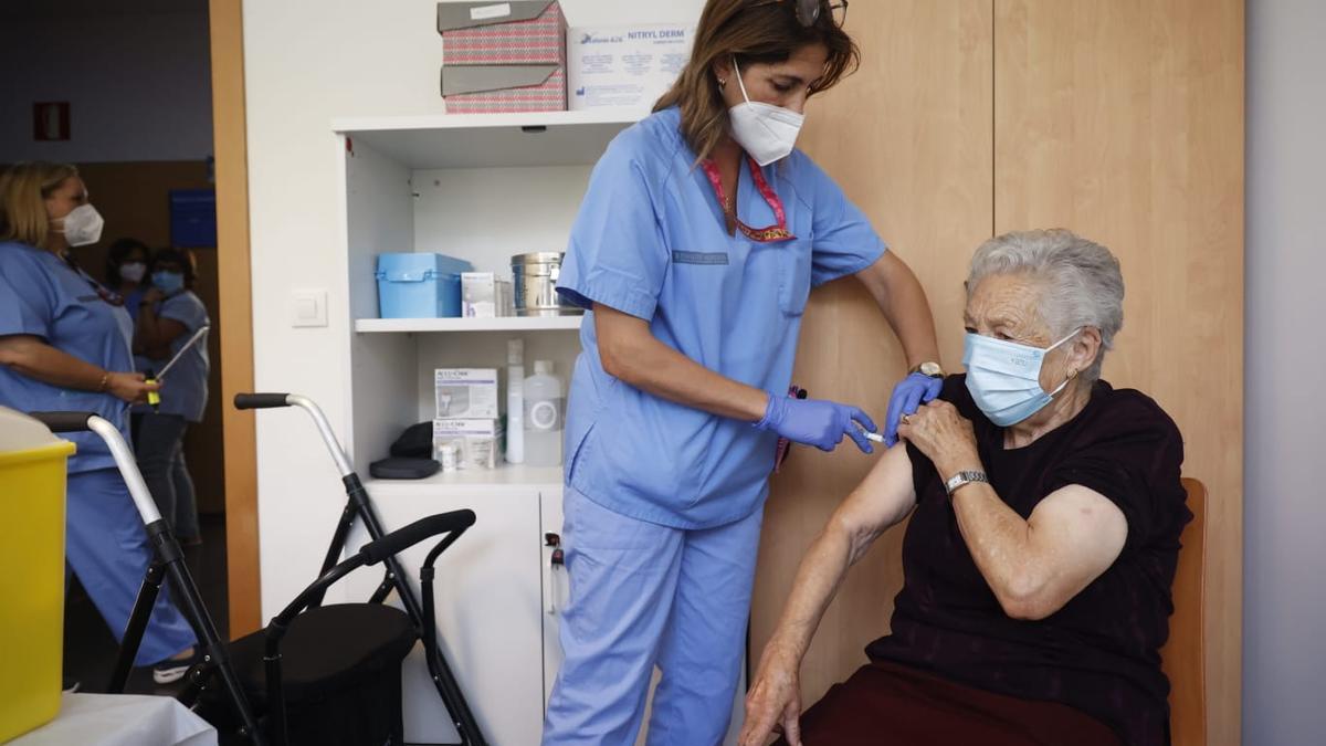 Vacunación de la gripe y del covid en València