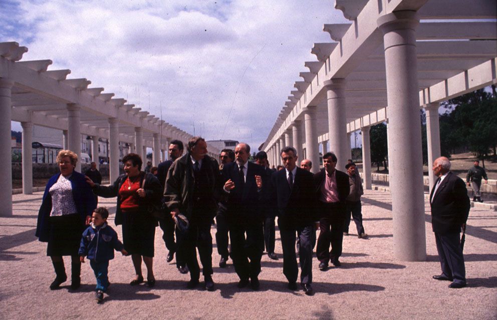 El parque de A Riouxa, en imágenes tomadas en distintos momentos