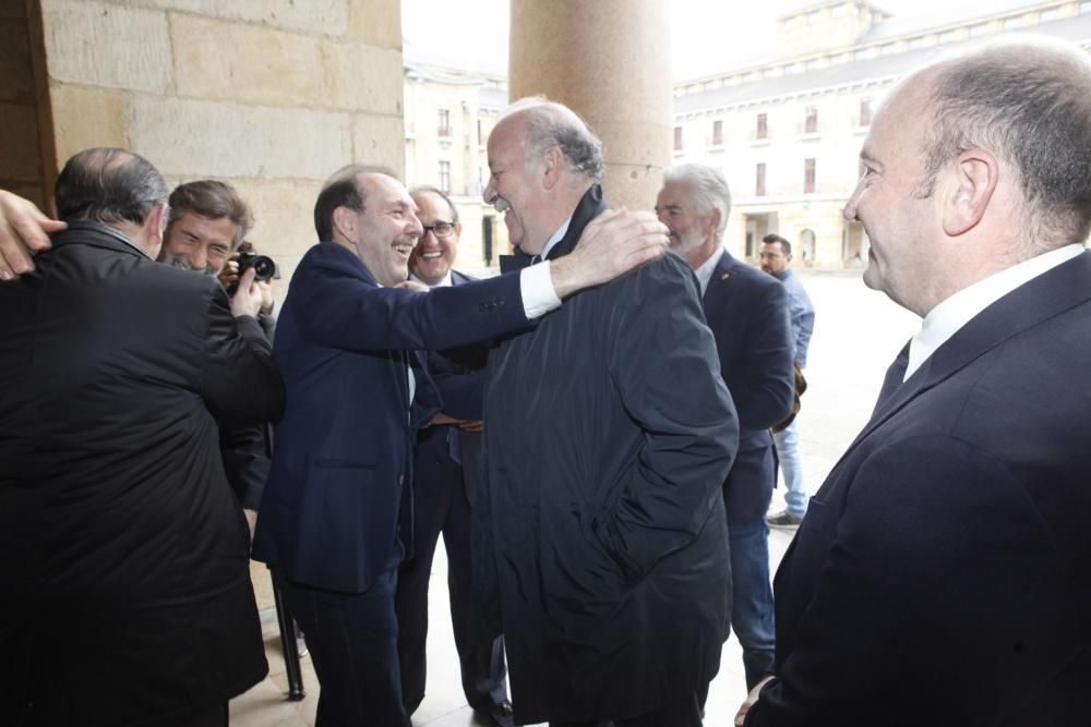 Presentación de la Fundación Escuela de Fútbol de Mareo Real Sporting de Gijón.