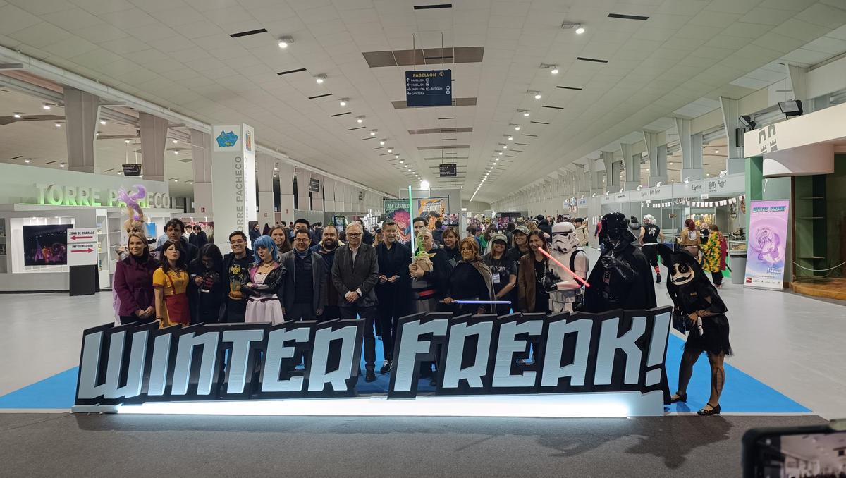 Foto de grupo de la inauguración de la X Winter Freak.