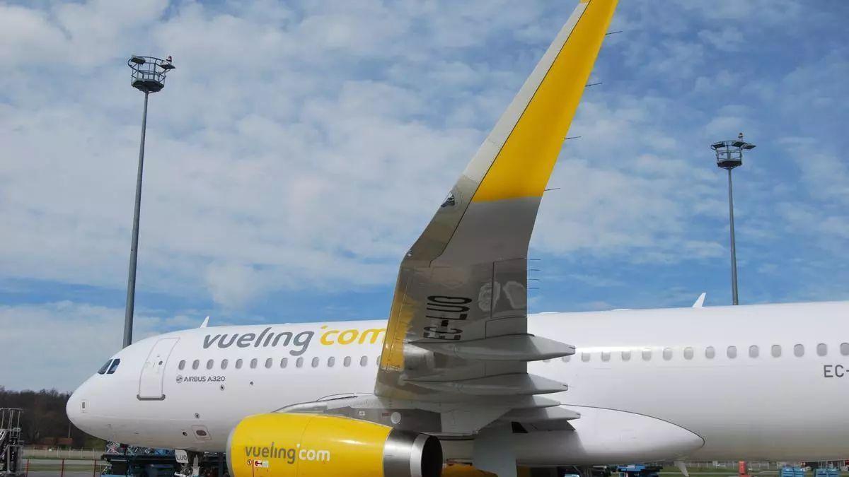 Un avión de Vueling.